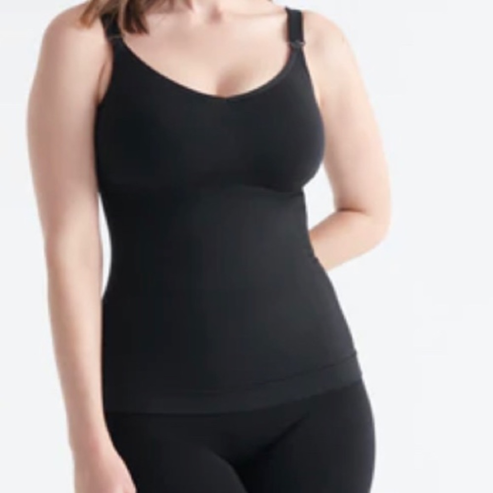 BlissFit™ Leakproof Nursing Tank. Black.Small.